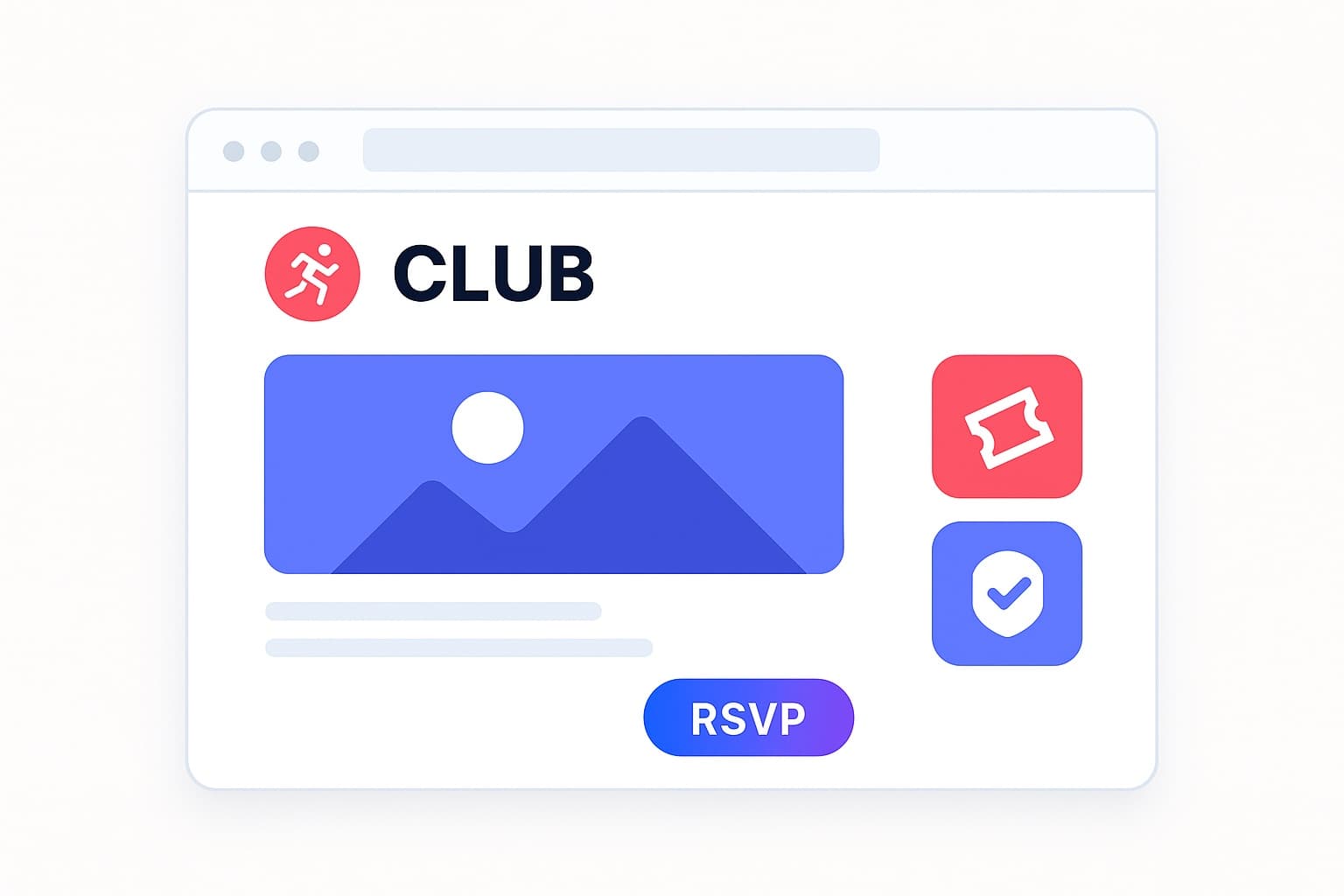 Branded Club Website